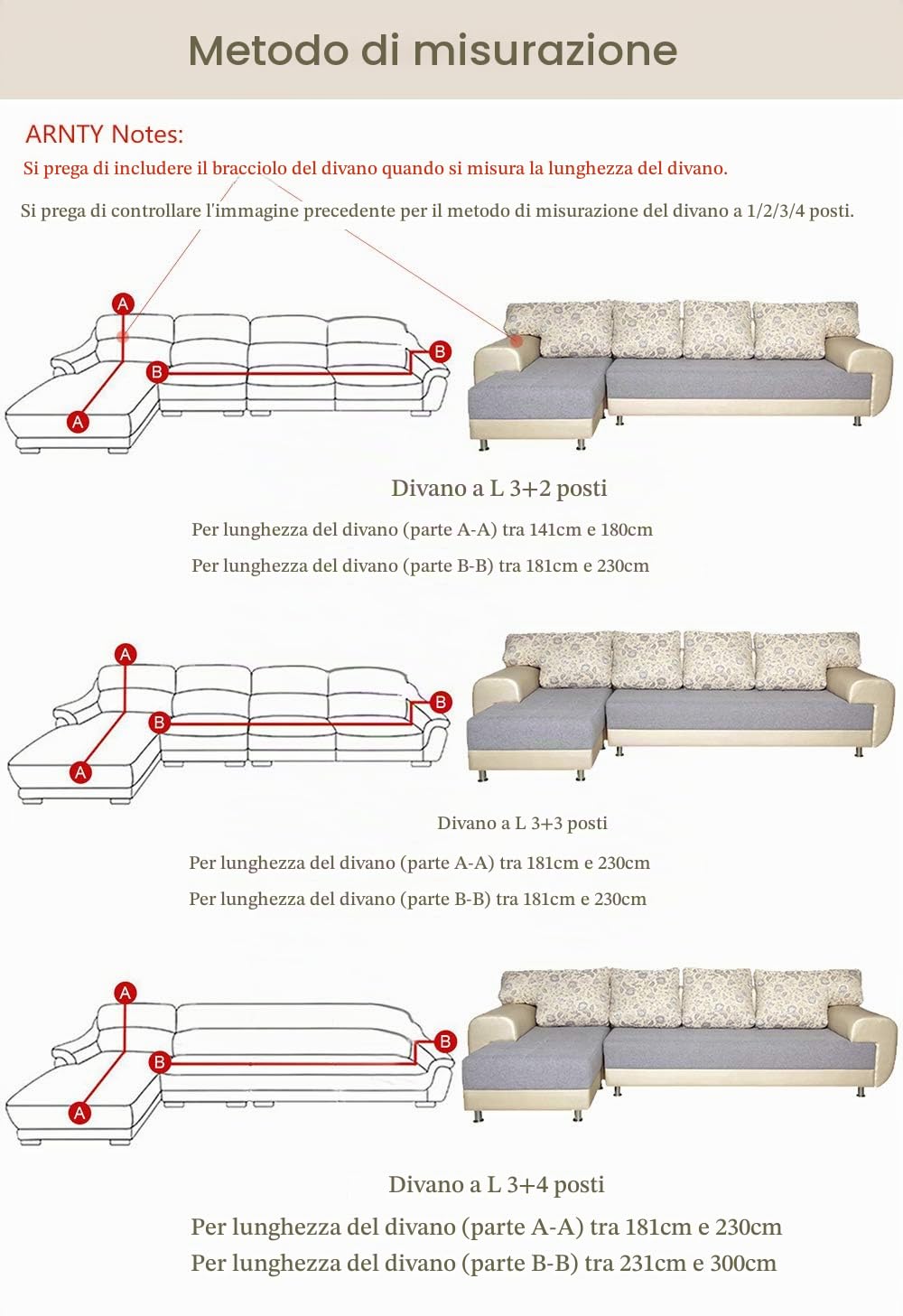 Copri Divano 1/2/3/4 Posti,Moderno Semplicità Fodera Copridivano Antiscivolo Copridivano Elastico Fodera Protettiva Mobili (4 Posti Copridivano:231-300cm, Colorful-Square)