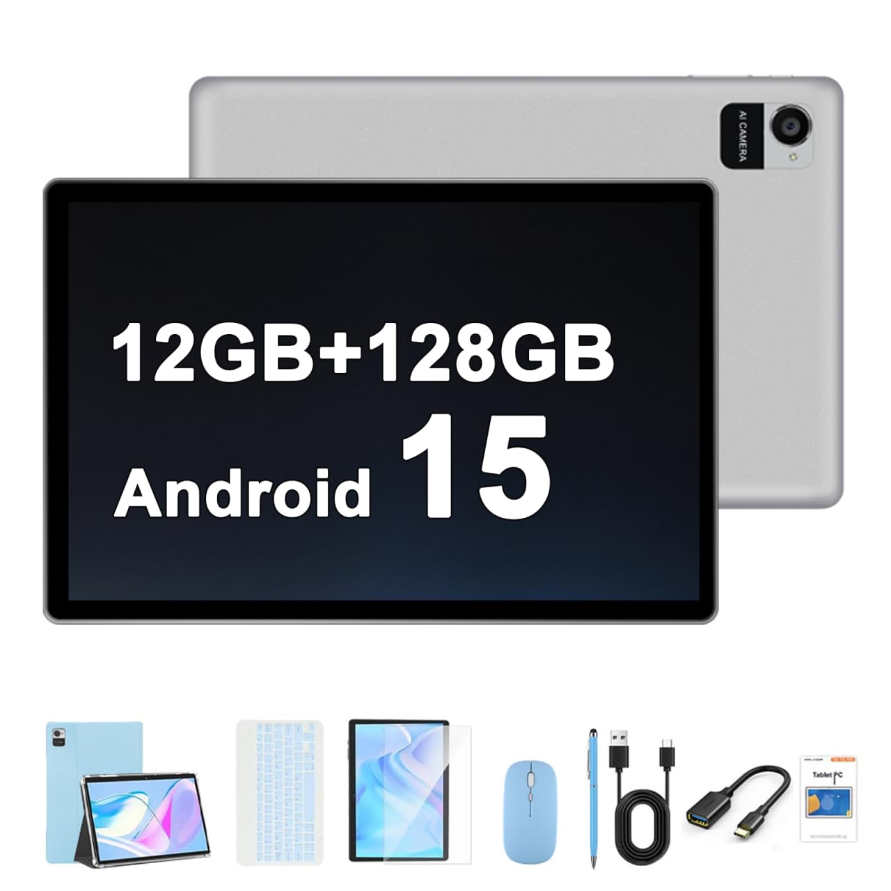 Amazon.com : Crelander 10.1 Inch Android 15 Tablet, 12GB+128GB