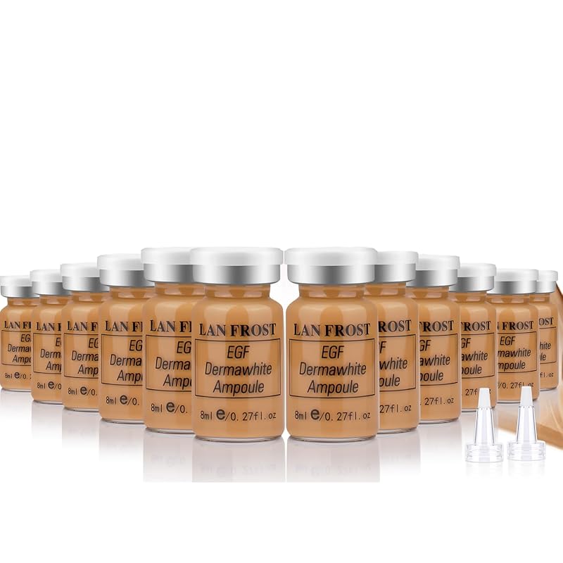 Kit inicial de sérum BB pigmentado TRESSON com ácido hialurônico e essência de base, Light Rose #3, 12 frascos