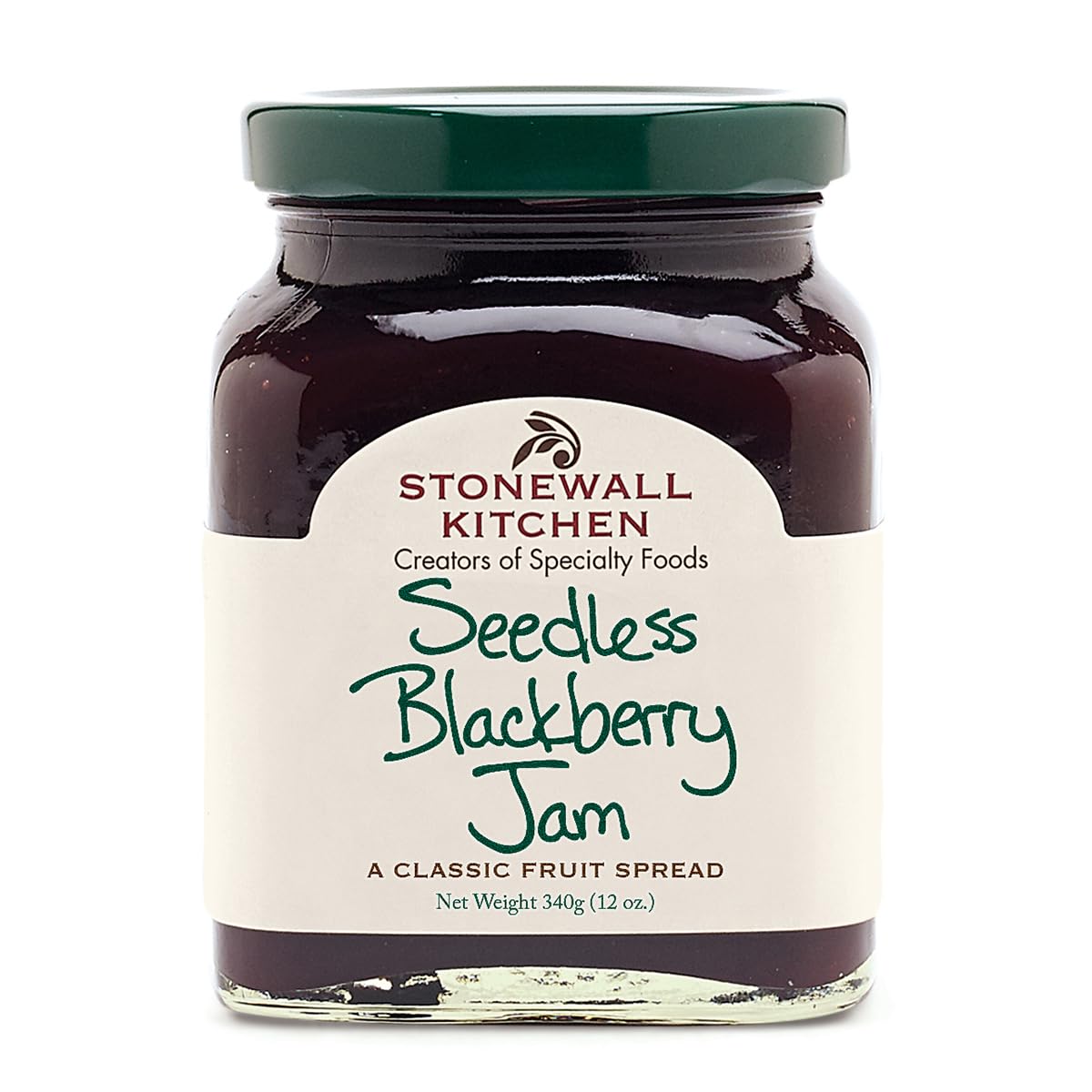 Stonewall Kitchen Seedless Blackberry Jam, 12 Ounces