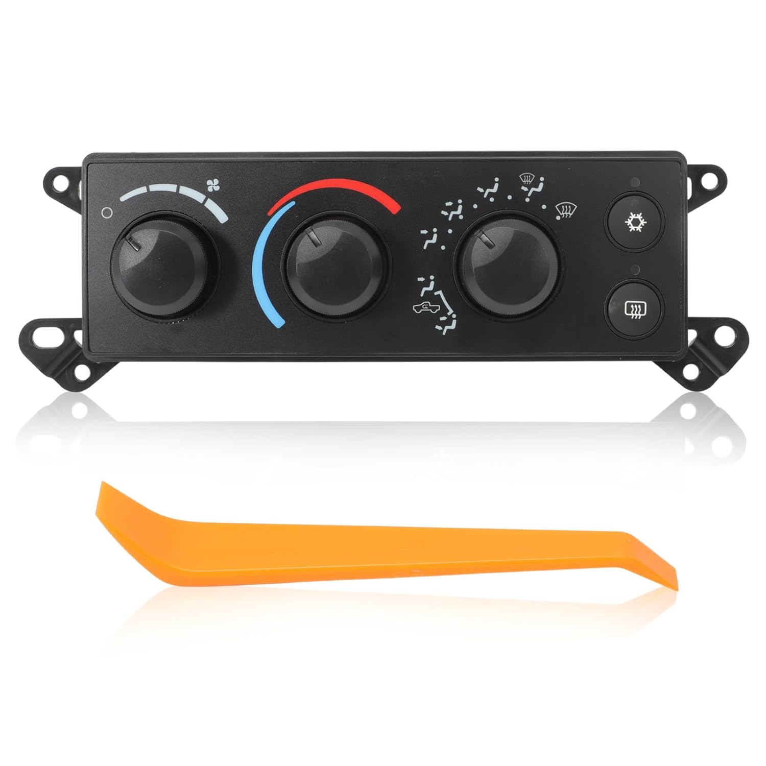 P55056569AC Front A/C Heater Climate Control Module Fits for 2006-2008 Ram 1500 2500 3500, 2008-2011 Dakota Replace P55056569AD, 55057079AB, 55056569AE