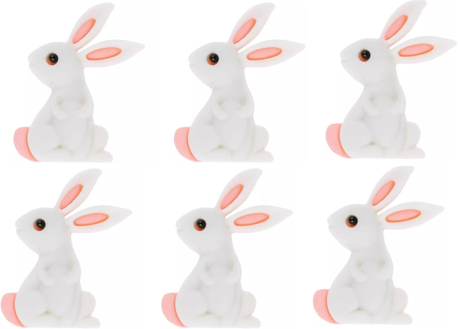 Amazon.com: Rabbit Bunny Buttons - Set of 6