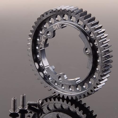 6448 Hot Racing 45#Steel 54T 1 - Engranaje de acero endurecido Mod para Traxxas 110 E-Revo 2.0 VXL 15 X-Maxx Maxx 17 XO-1 (54T)