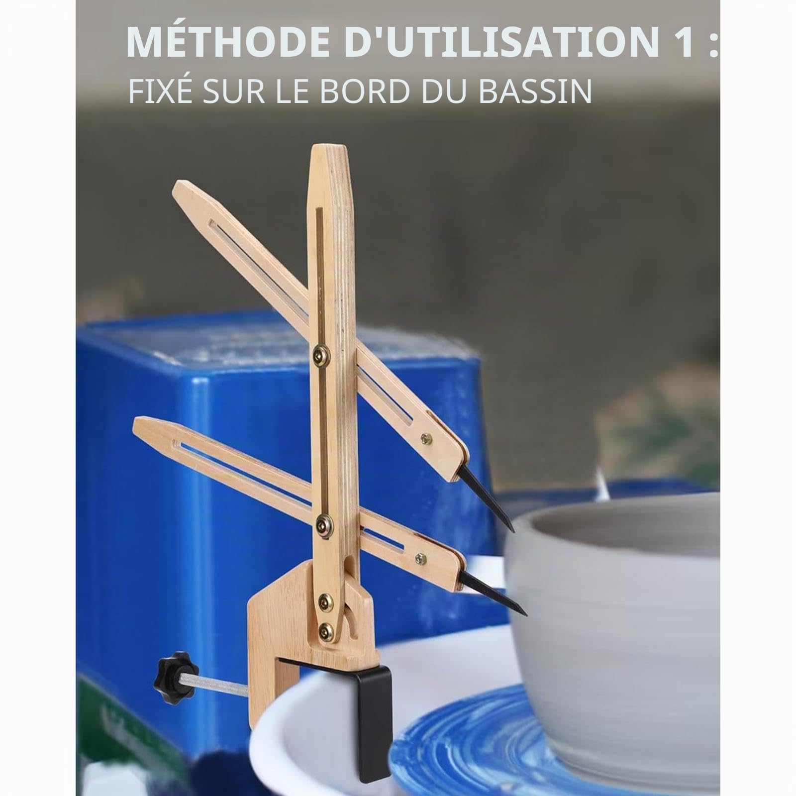 Jauge de Tournage de Poterie pour La Création de Formes Répétées, Artisanat Compact En Argile pour Débutants