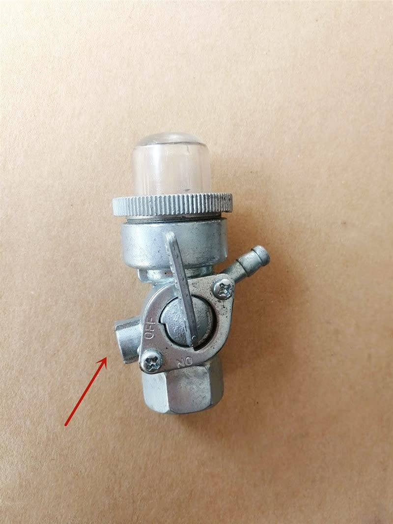 Robinet d'arrêt petcock double sortie essence filetage femelle pour groupe F500 E4500