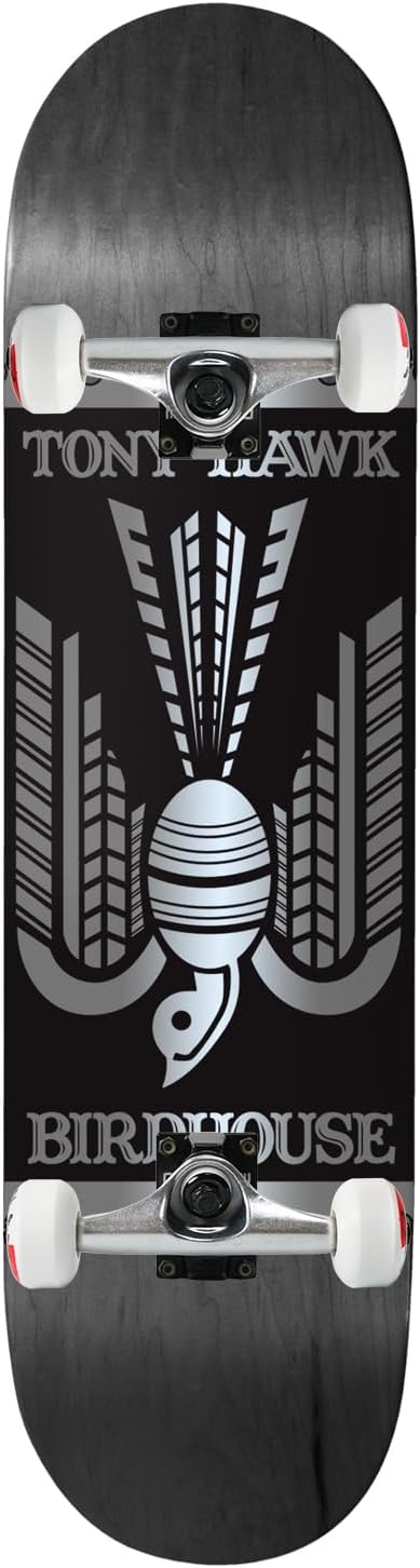 Birdhouse Skateboard Assembly Tony Hawk Stomp Black 8.0" x 31.75" Complete