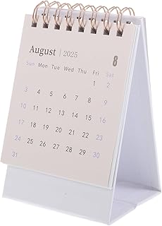 jojofuny ミニデスクカレンダー 2026: 月間スタンディングカレンダー デスクトップミニスケジュールプランナー 毎日の家庭用ベッドサイドオフィス用品