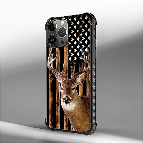Vista 143 de Funda compatible con iPhone 13 Pro, diseño de patrón para iPhone 13 Pro, fundas para mujeres y niñas, Betsy Ross 13 estrellas de madera con bandera