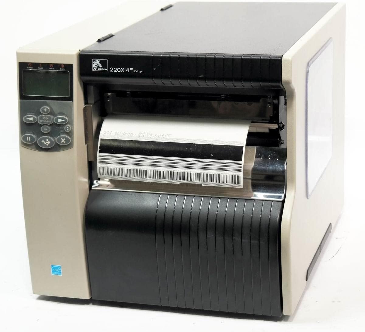 Zebra Technologies 223-801-00000 220XI4 Industrial Printer, 8" Tabletop, 300 DPI, INT Zebra Technologies net 10/100, 16MB with ZPL II and XML