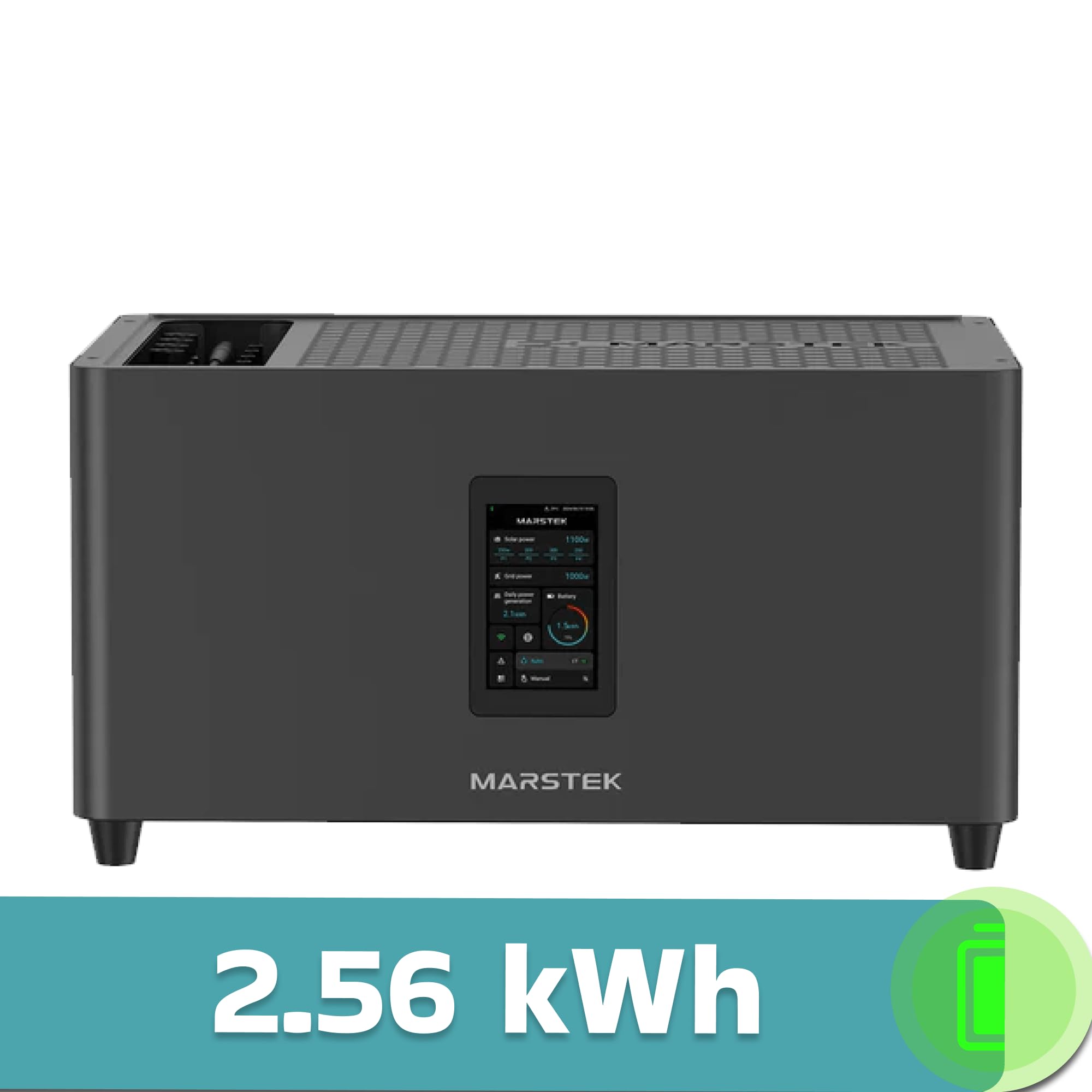 SUNNIVA® 1840W Balkonkraftwerk mit 2,56 kWh Speicher MARSTEK Jupiter C + Plus, BIFAZIAL FULLBLACK komplett Steckdose, PV Solaranlage Komplettset mit Solarspeicher, 4x 460W N-Type Glas-Glas Bifacial