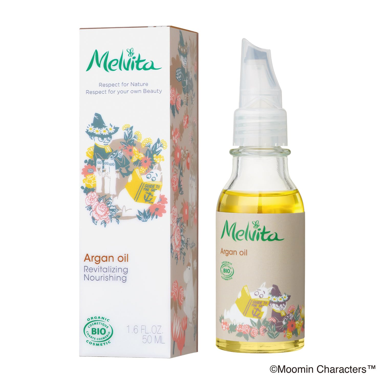 Amazon.co.jp: Melvita Argan Oil Moomin & Snufkin : Beauty