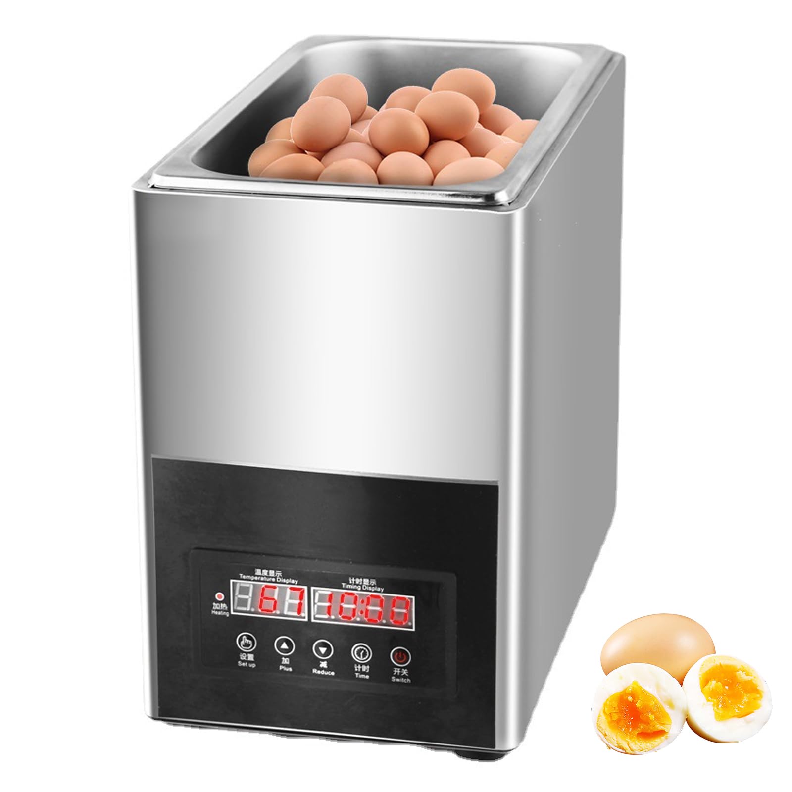 Cuiseur à œufs Professionnel, Cuiseur à œufs Pochés Automatique 800 W Avec Contrôle De La Température, Chauffage Rapide, Capacité De 50 œufs, Idéal Pour Les Restaurants Et Les Snacks 220V