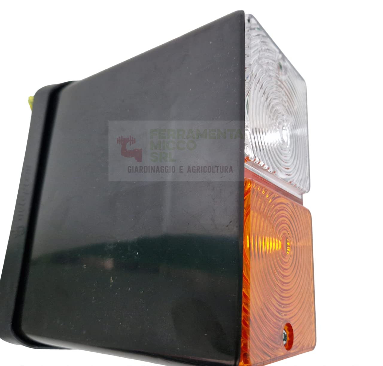 AMA Imel Fanale anteriore destro per trattore 12V: Fanale con luci di posizione e di direzione, Compatibile con diversi modelli di macchine agricole Ford