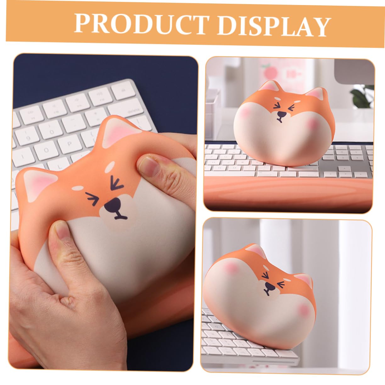 iplusmile 5stücke Ergonomische Handgelenkauflage Mit Süßem Hundemuster Memory Foam Und Rutschfester Unterseite Für Büro Und Gaming Schmerzlinderung Und Unterstützung Handgelenks