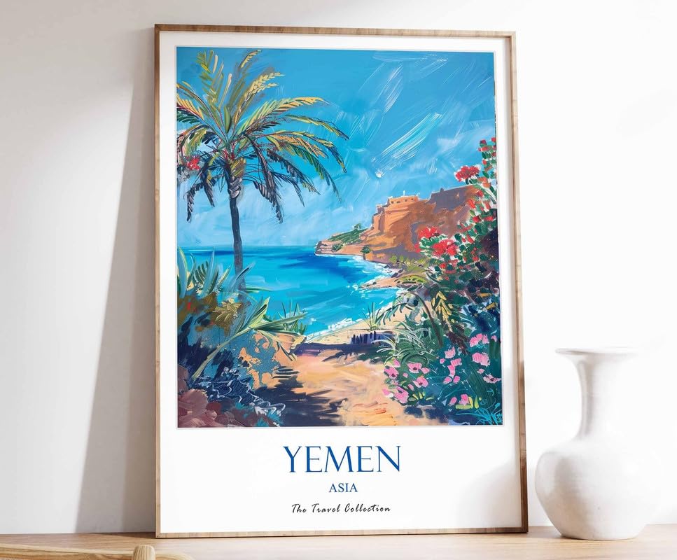 Affiche voyage Yémen pour créer une ambiance zen et inspirante dans votre salon