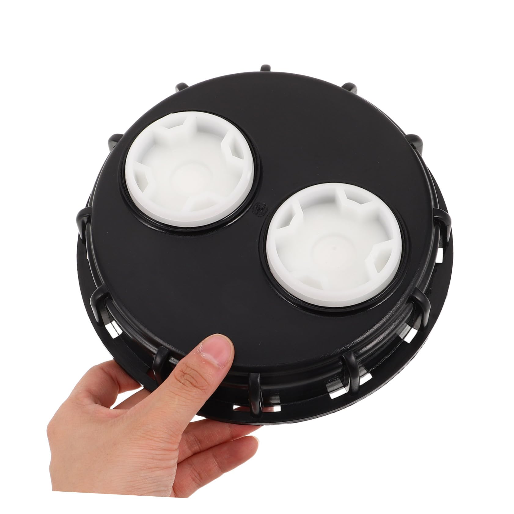 Cabilock 2piezas Tapa de Contenedor IBC con Orificio de Ventilación Tapa de Tanque de Agua de Lluvia de Reemplazo para Cubo de Almacenamiento para Uso Contenedores Industriales