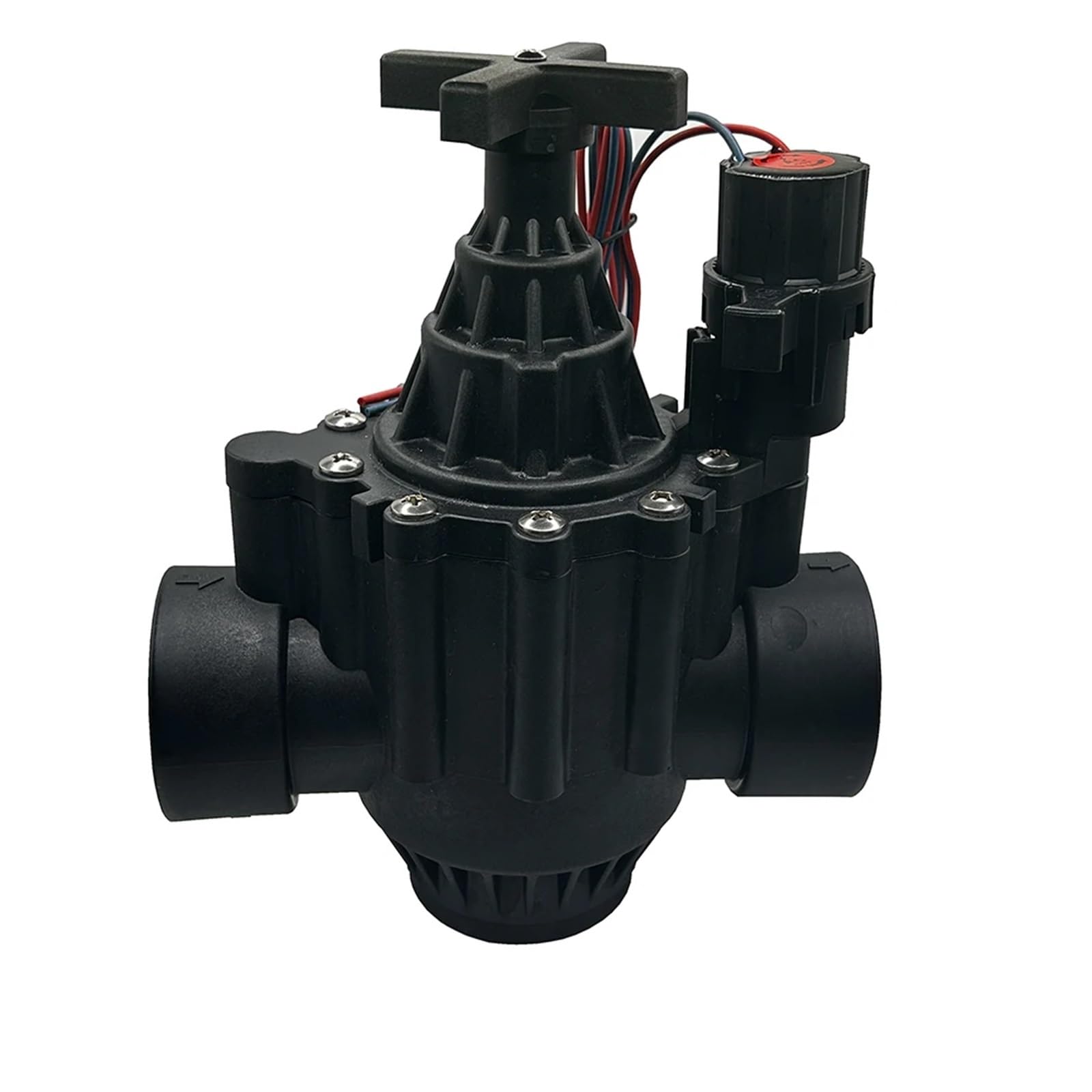 Huuoqiwy 36893 1-1/2" 2" Inch Normally Closed Solenoid Valve Water 220V Nylon Valve For Farm Garden Landscape Irrigation(,24Vac)