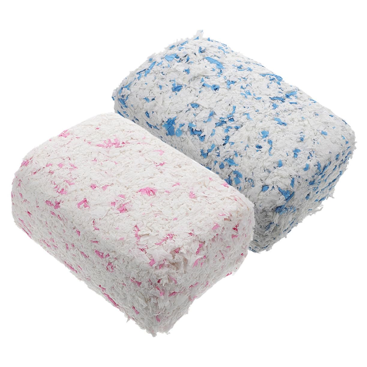 Hamsterbedarf Papierstreu für Kleintiere, 2 Beutel aus Papier für Käfig
