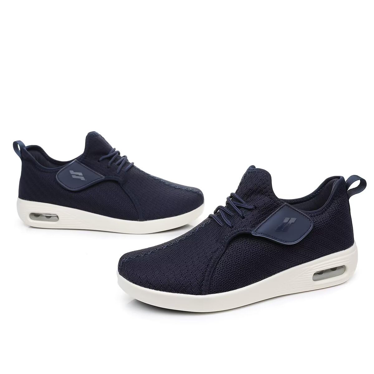 VibeCraft Extra Weite Gesundheitsschuhe für Herren und Damen, Verstellbare Klettverschluss Schuhe, Bequeme Walkingschuhe für Geschwollene Füße und Empfindliche Füße