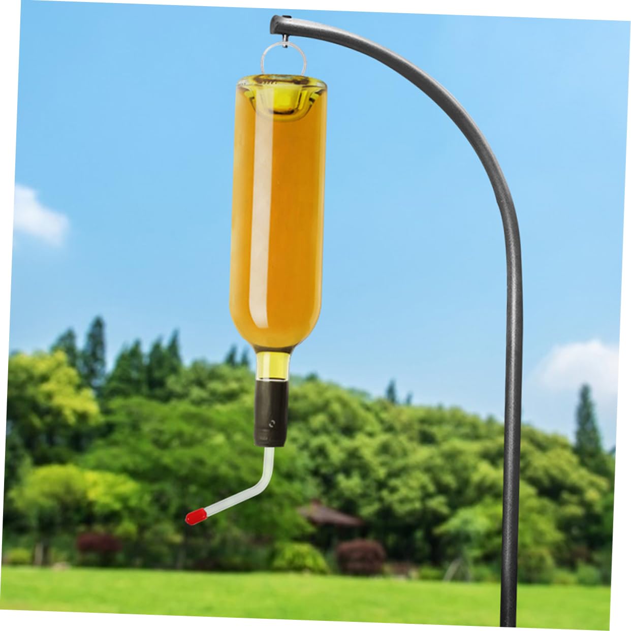 UPKOCH 5 Ensembles Mangeoire À Colibris D'Extérieur pour Oiseaux Tube d'alimentation pour Colibris Mangeoire À Eau pour s À Tube pour s 3 pièces * 5