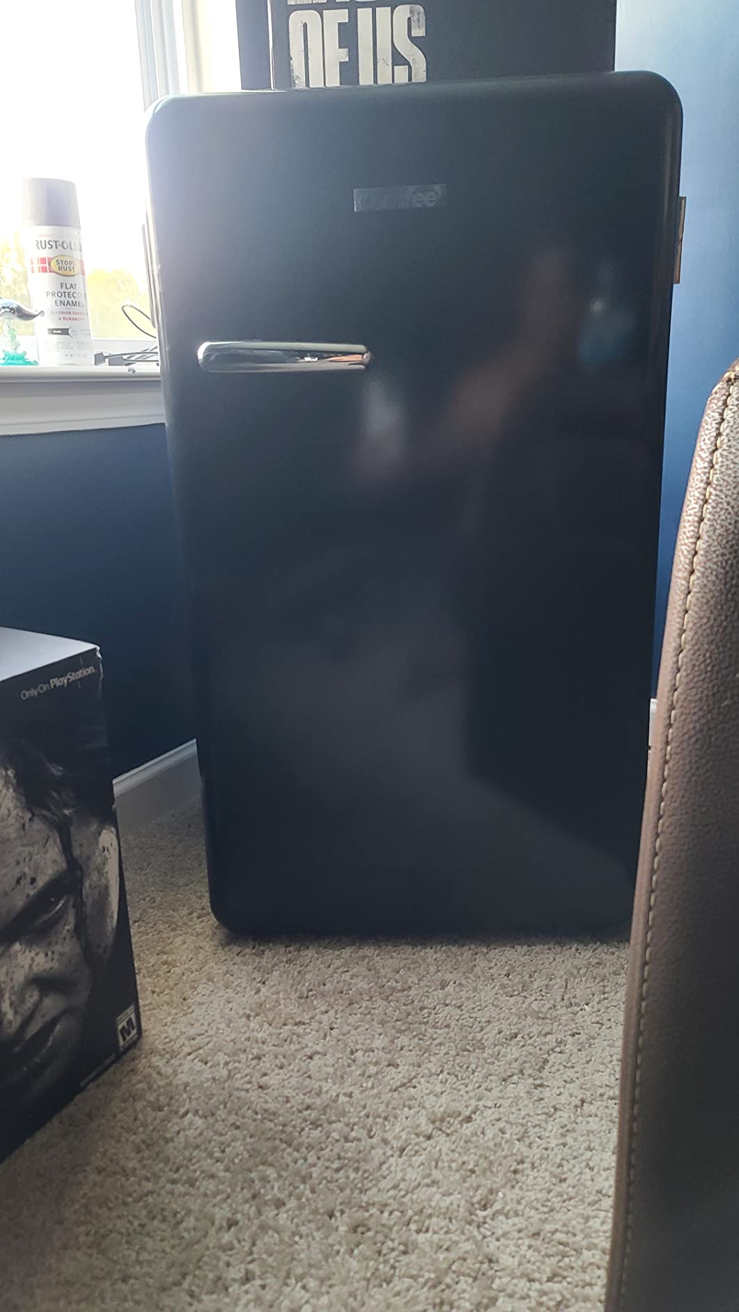 27/mo Finance comfee 3.3 Cubic Feet Solo Series Retro Refrigerator