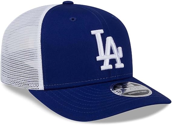 New Era Los Angeles Dodgers Trucker 9Seventy Snapback Adjustable Hat Blue