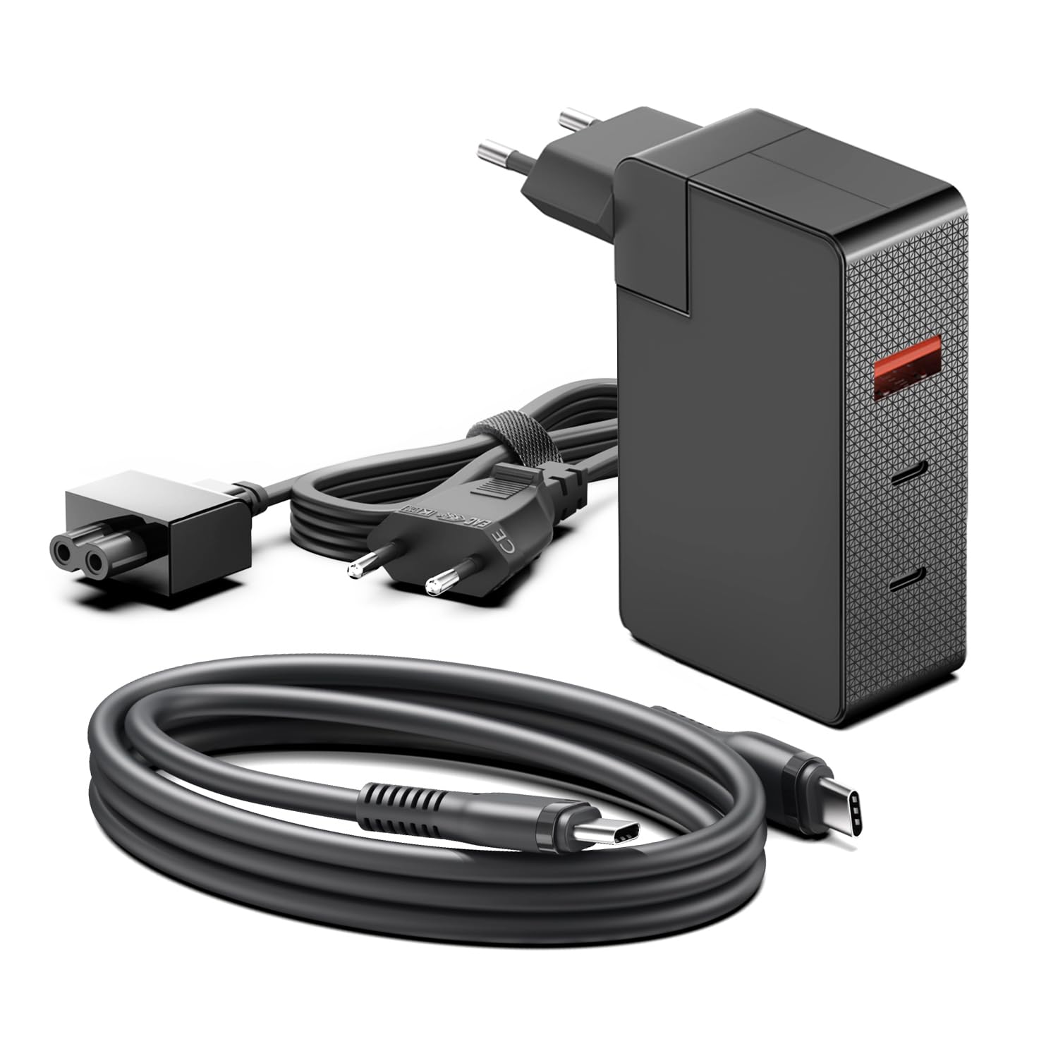 KFD Caricatore USB-C da 140W GaN 28V 5A Alimentatore per MacBook Pro 16, HP OMEN Transcend 14 Spectre x360 16 MSI Prestige 14 16 AI Studio, DJI Power Power Portatile Powerstation