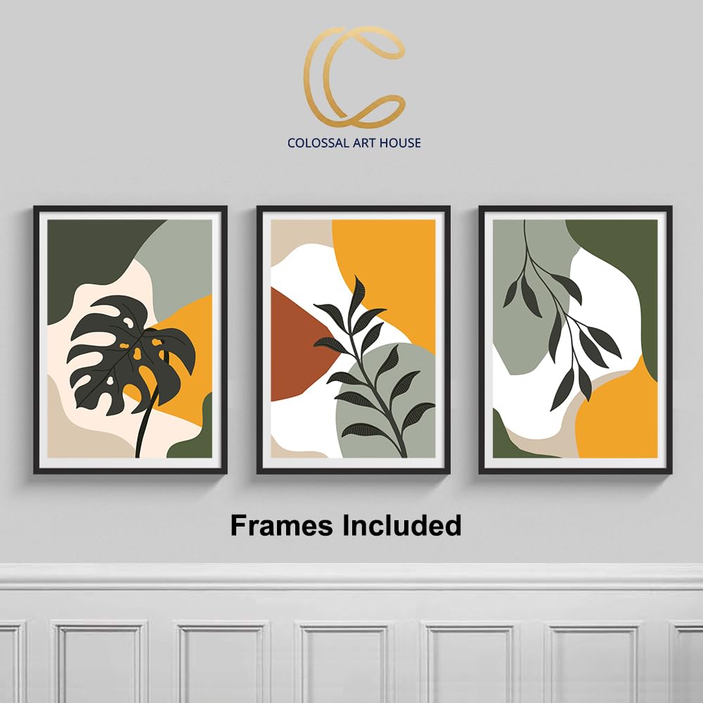COLOSSAL ART HOUSE Set of 3 paintings for wall for Living Room, Paintings for Bedroom & Wall Art for Home Decor - (13x17 Inch, Paintings for Office Walls) 4
