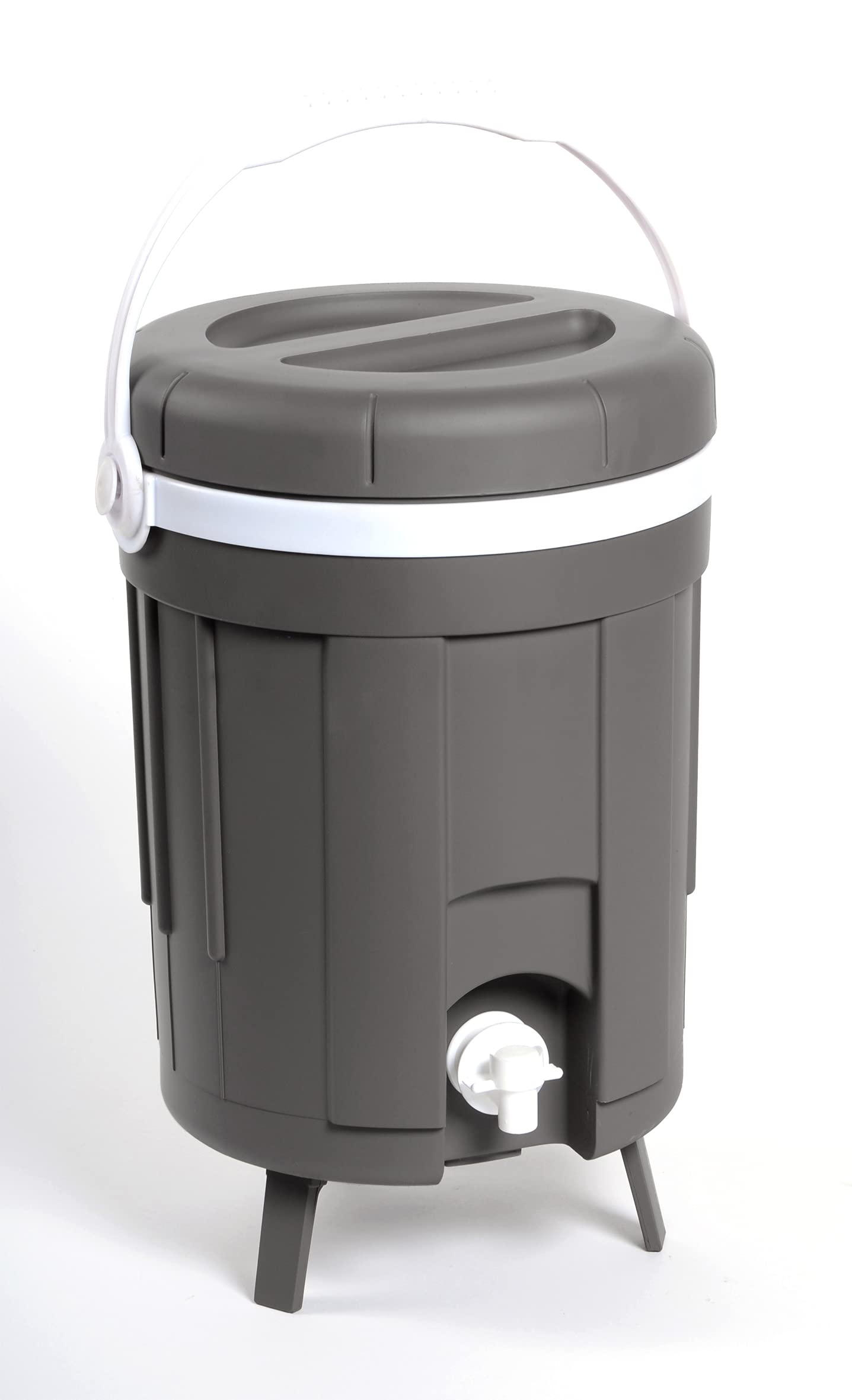 EDA - Distributeur de jus/d'eau - Avec robinet - Gris - 8 Litre