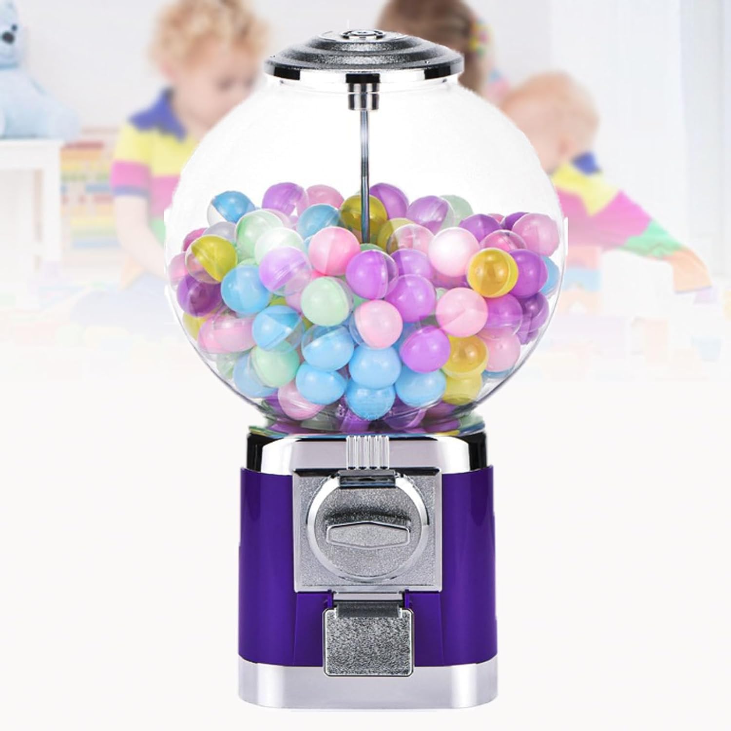 Distributeur de bonbons pour l'entreprise machine à capsules violette