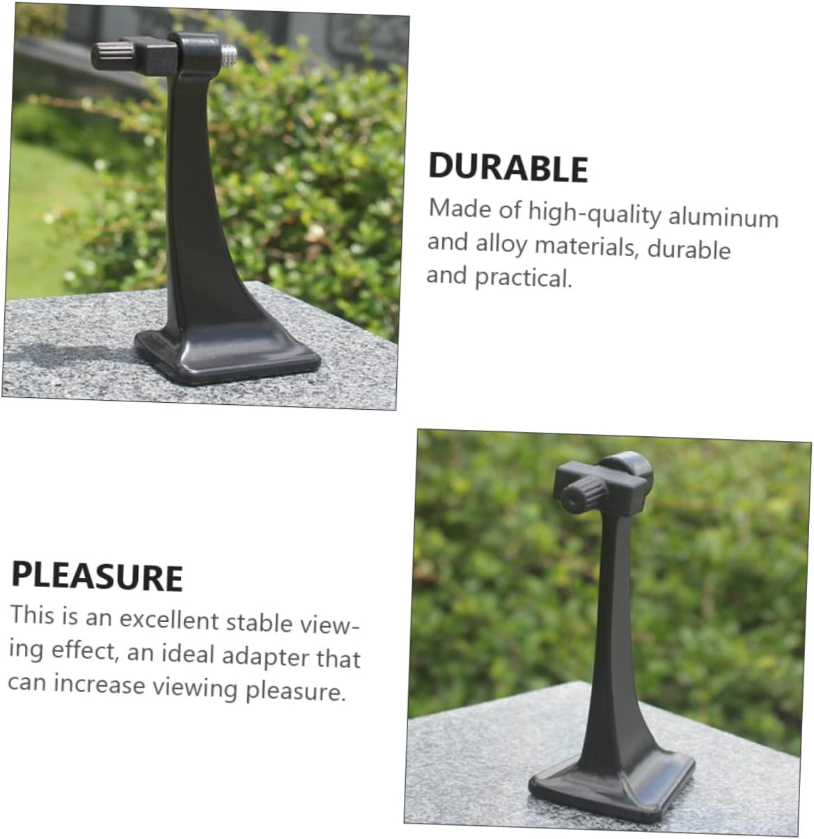 Hemoton 4pcs Tripod Adapter for Binoculars Mounting Bracket for Nature Viewing Bird Watching and Outdoor Activities