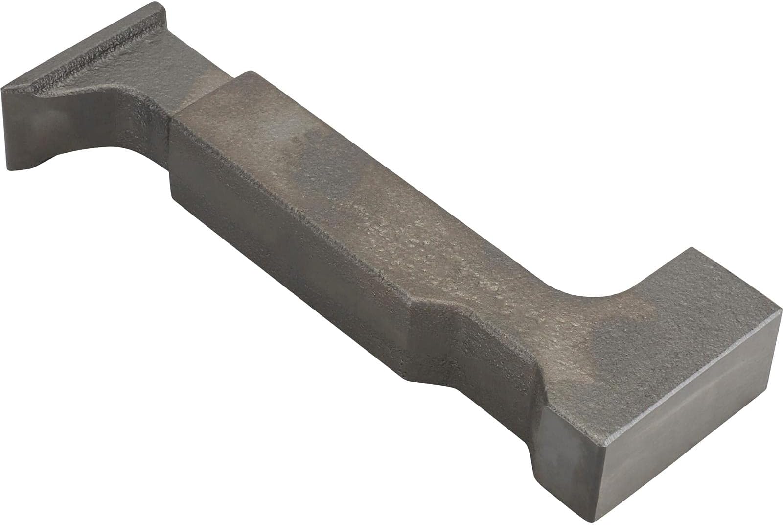 Rivet Bucking Bar Tool, 2 lb Heel and Toe Design, Precision Cast Iron Construction, Heat Treated and Polished Surfaces for Riveting and Fabrication Work
