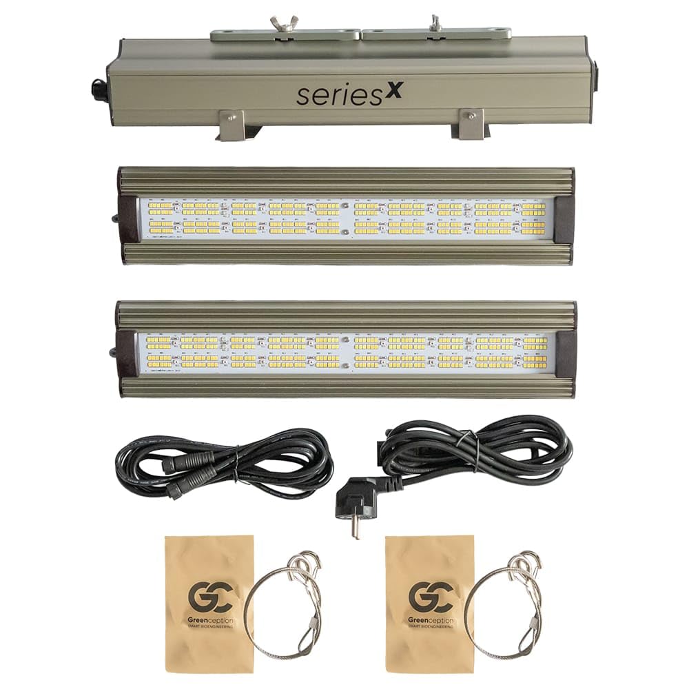 Greenception LED Pflanzenlampe 160W GCx-4 PWR, Vollspektrum mit UV & IR, Dimmbar, Separater Wachstums- & Blütemodus, Innenbeleuchtung für Pflanzen, Hohe Effizienz