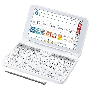 Brain SHARPモデル　ホワイト　PW-ES8300 高校生モデル SHARP Brain PW-ES8300 電子辞書 高校生用 - メルカリ