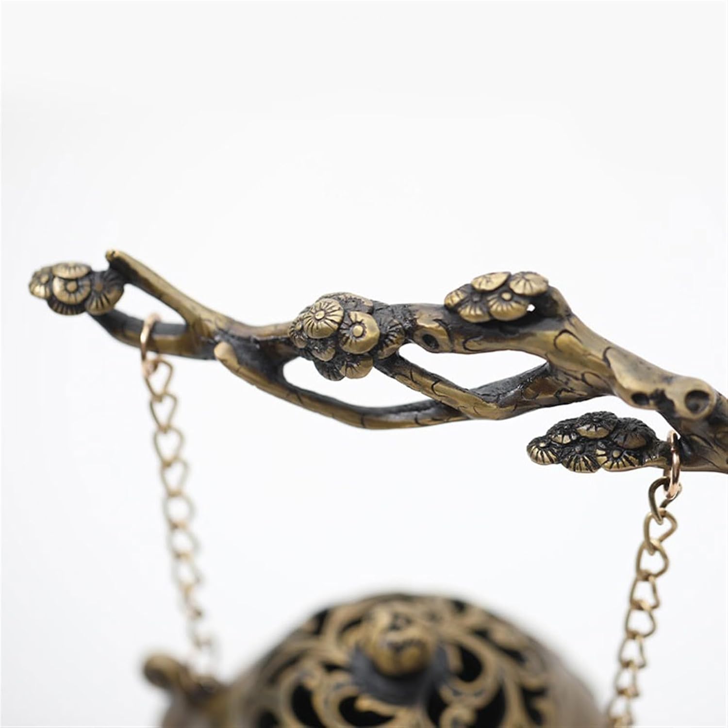 Incense Burner Personalized Ancient Tree Shaped Aromatherapy Ornaments Creative Hanging Incense Burner Copper Incense Holder Incense Holder