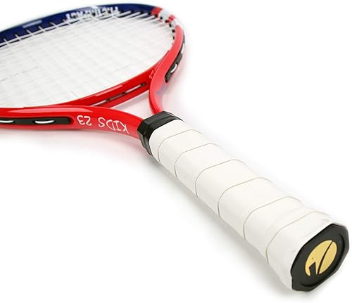 Miniatura 5 de Pro Impact Raquetas de tenis para niños y jóvenes, entrenamiento de agarre, ligeras, marco duradero, agarre cómodo, con cuerdas unidas para