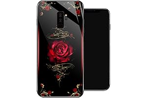 Speck Galaxy S9 Plus Case: Spiritual Rose Red Flower