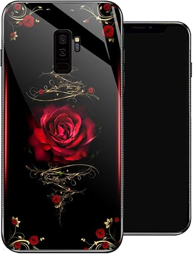 Funda compatible con Samsung Galaxy S9 para niñas, cubierta trasera antideslizante [absorción de golpes] Carcasa de TPU suave compatible con Samsung