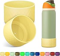 Vista 32 de 2PCS Silicone Water Bottle Boot for Owala 24oz 32oz 40oz, Anti-Slip Protective Sleeve Bottom Bumper Protector for FreeSip, Twist, and Flip Stainless