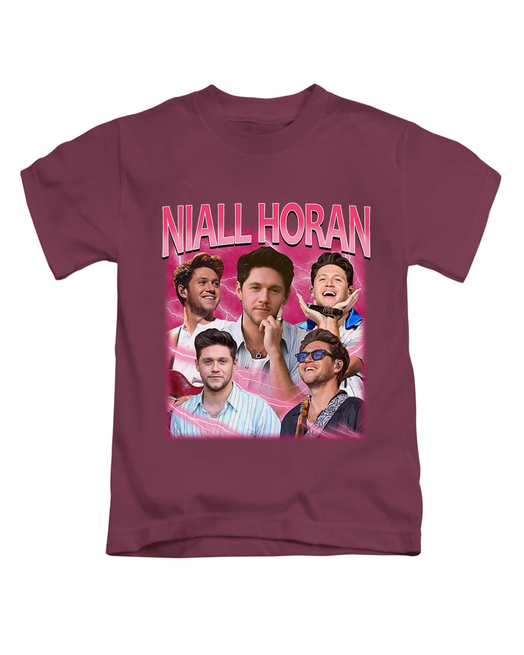 New Spirit Original Unisex Maroon Niall Pop Horan, Trendy Trending Cool Novelty Dinner Party Tee T-Shirt Funny T Shirt Top
