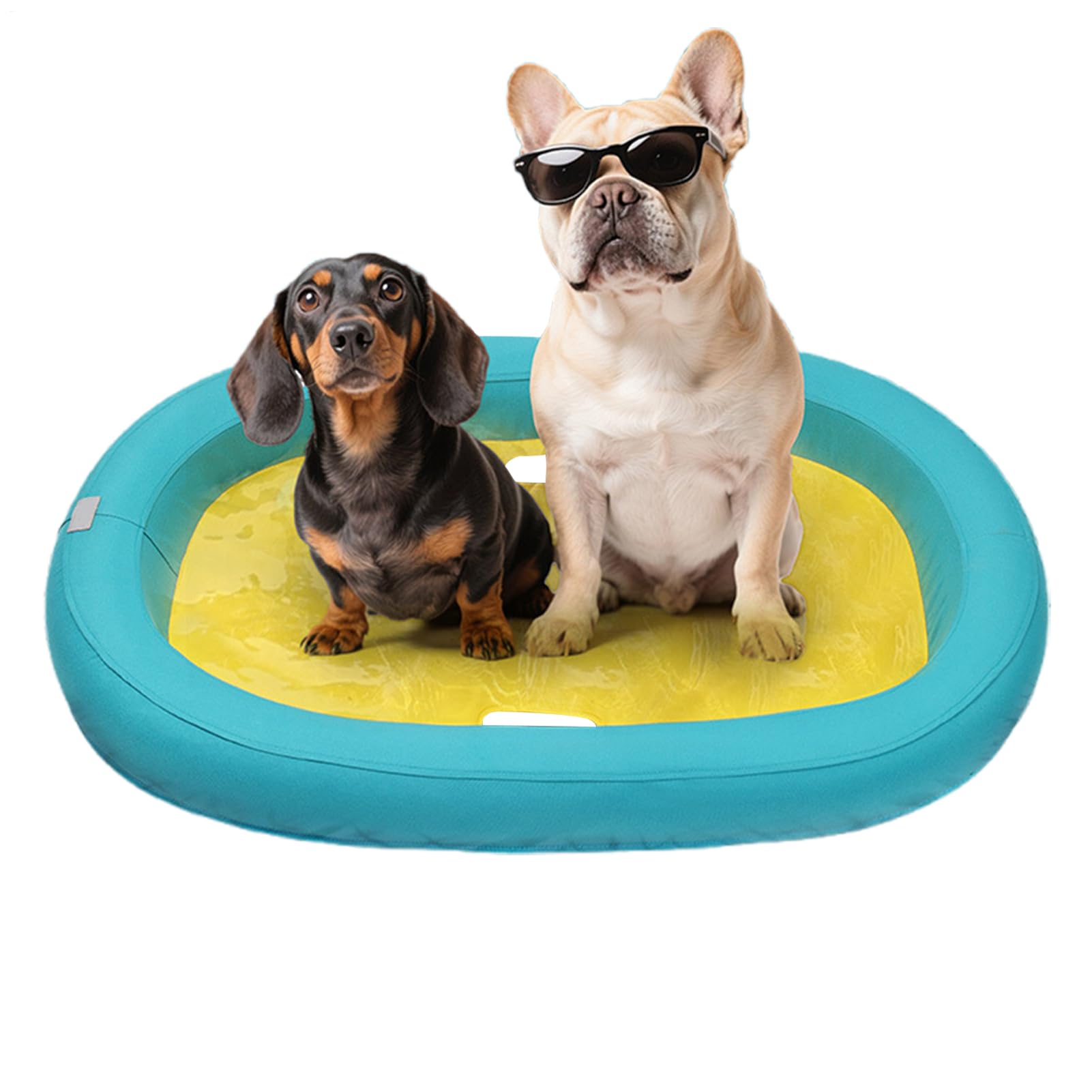 Galleggiante Per Cane Galleggiante per Cani da Nuoto | Tappeto Galleggiante Leggero e Impermeabile per Esterno - Accessorio per Acqua in Giardino, Fiume e Cortile
