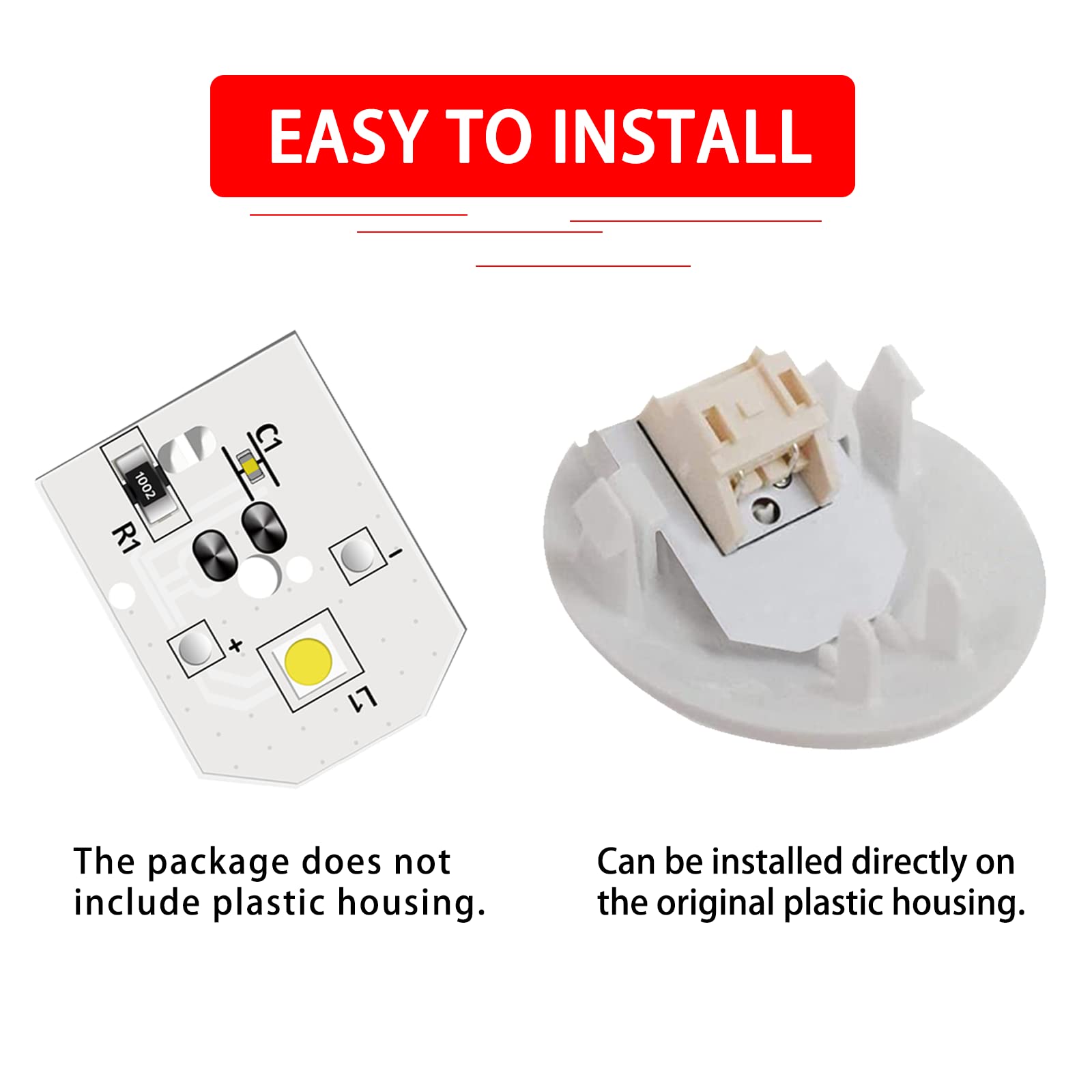 WR55X11132 WR55X25754 Refrigerator Light Bulb Replacement For GE Refrigerator, Fit