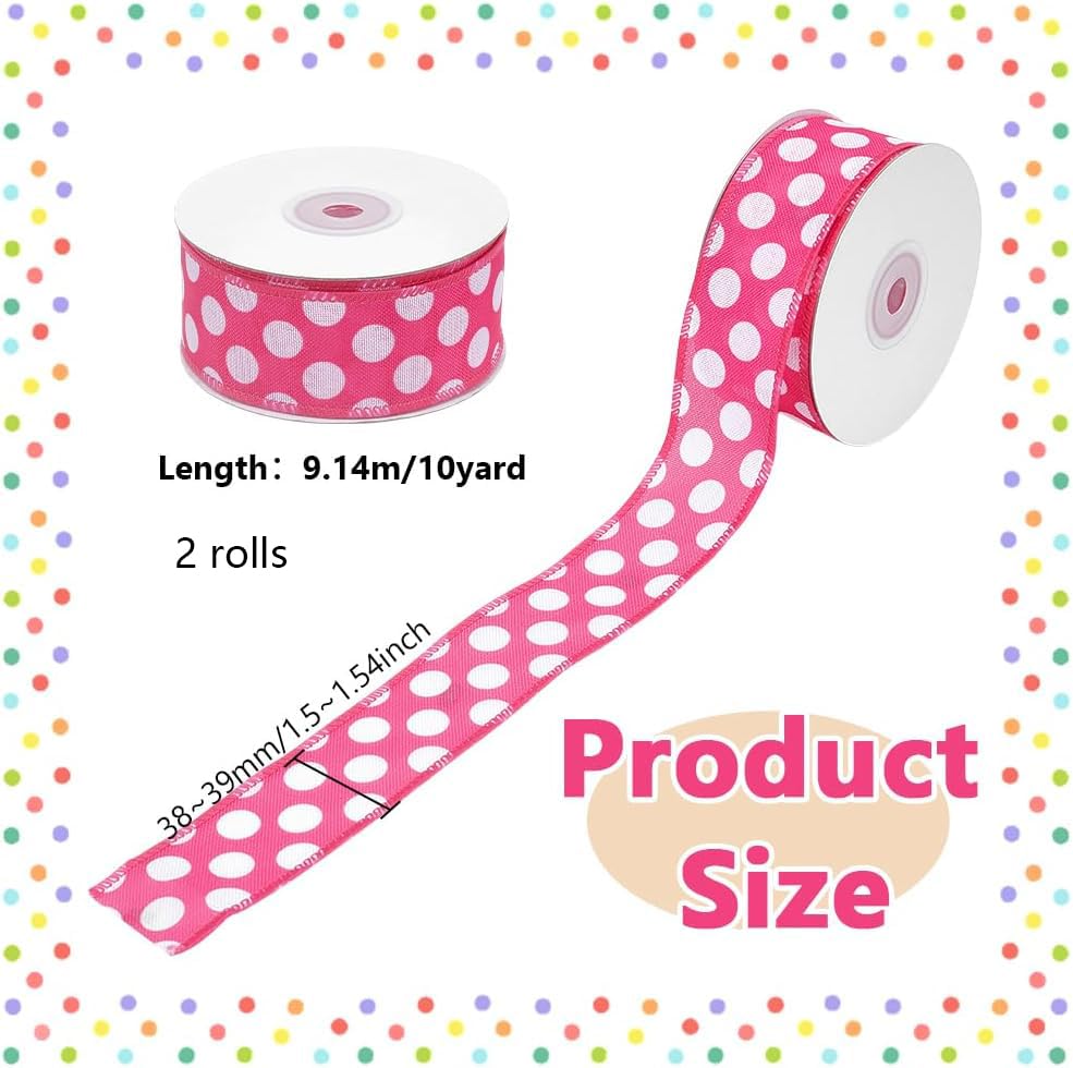 Ruban en polyester pour nœuds de cadeaux raffinés et customisation de paquets surprises - 3