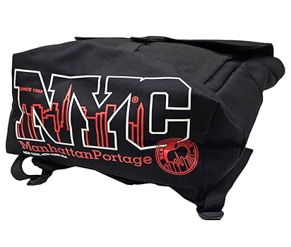 【美品】マンハッタンポーテージ　NYC プリント　バックパック　リュック マンハッタンポーテージ NYC プリント リュック Manhattan