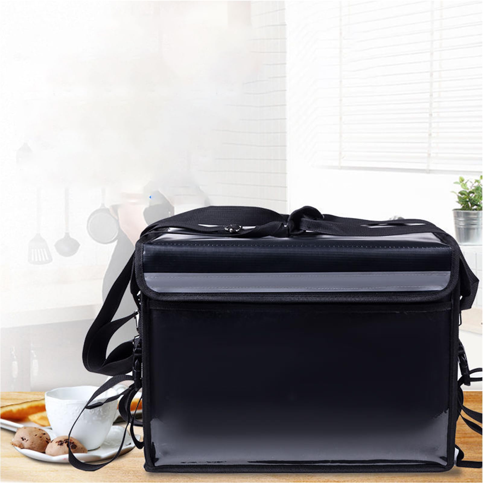 Isolierte Kühltasche Thermobehälter Tasche für Lebensmittel | Wasserdichte & Auslaufsichere Isoliertasche Für Arbeit, , Reisen, Camping, Angeln, Schule