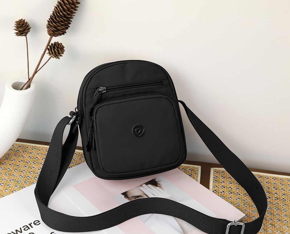 Collsants Small Crossbody Bags for Women Nylon Crossbody Purse Mini Shoulder Handbags - Image 3