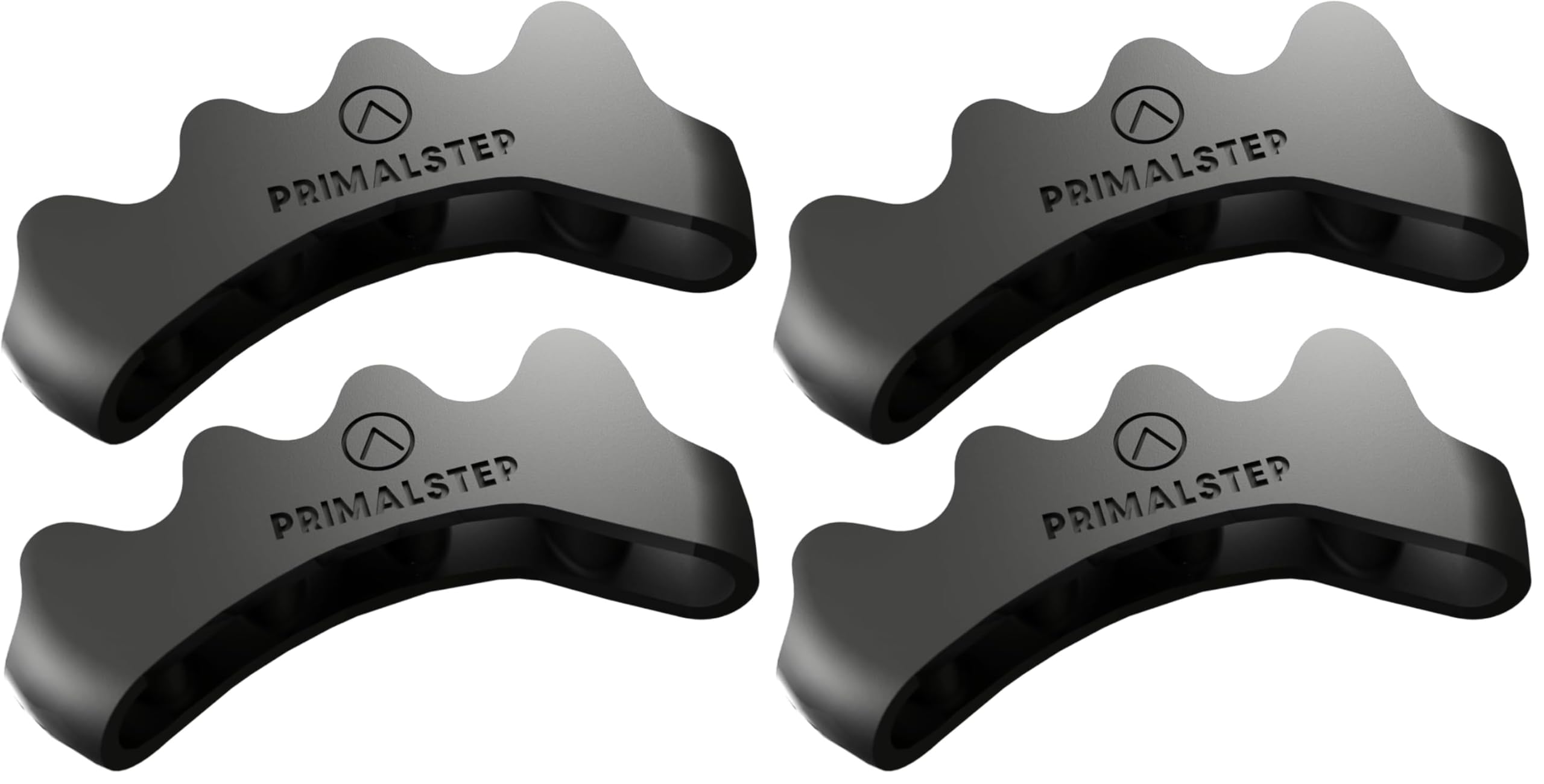VYCE PrimalStep Toe Separators, Spreaders, Spacers, Straightener to Correct Toes for Men and Women, Bunion Corrector, Plantar Fasciitis and Athletic Mobility, Large (Pack of 2)
