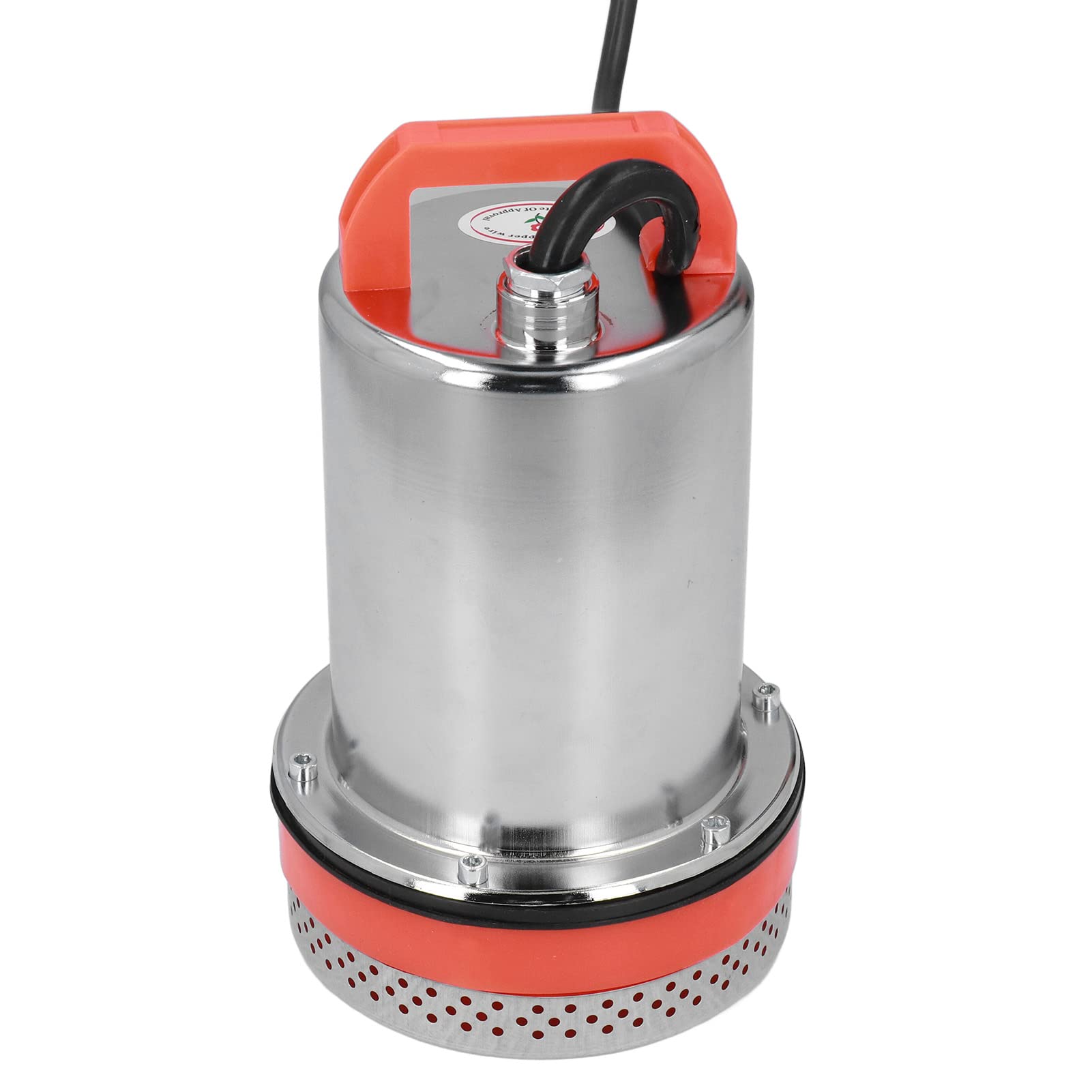 YWBL-WH Pompa Sommersa DC 12V, Acciaio Inossidabile, 10m Prevalenza, 300W, per Irrigazione Giardino e Prato