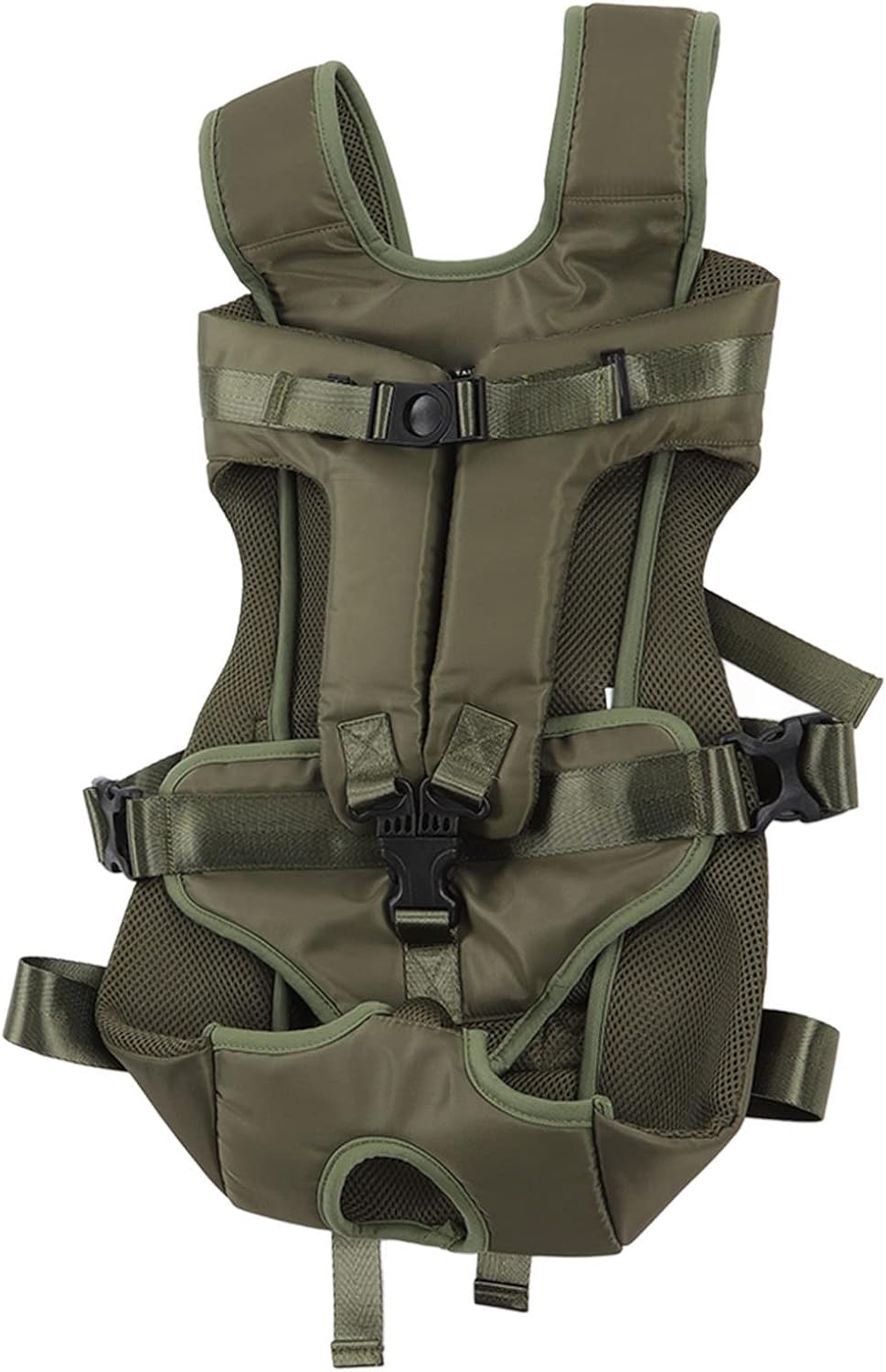 Pet Backpack Durable Adjustable Dog Front Backpack Waterproof Comfortable Thickened Puppy Bag for Cat Biking Traveling(M)