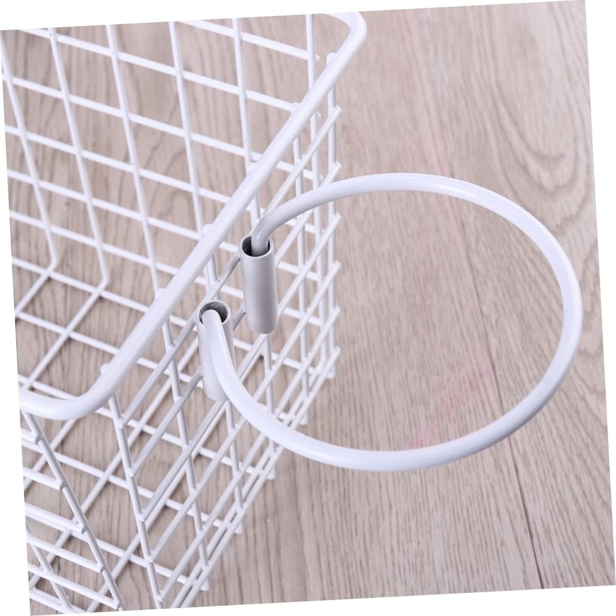 Hair Dryer Holder Rack with Two Hooks, Iron Storage Organizer